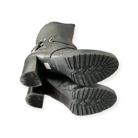 Women’s Diesel Libec black leather boots, size 36 (6)‎