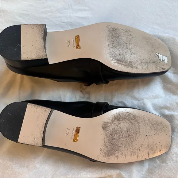 Women’s Gucci Black Leather Loafers