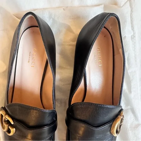 Women’s Gucci Black Leather Loafers