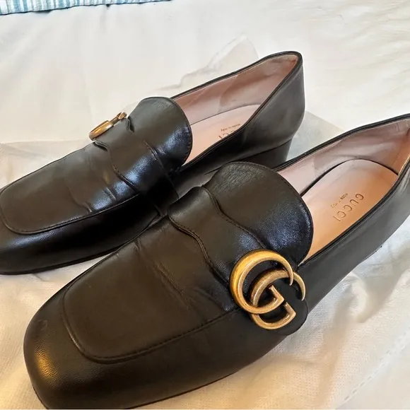 Women’s Gucci Black Leather Loafers