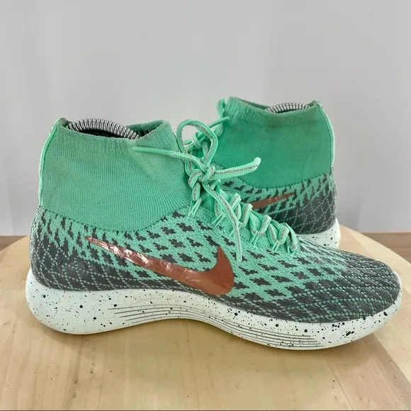 Womens Nike Lunarepic Flyknit Shield Green Glow. Sneakers SZ 6.5