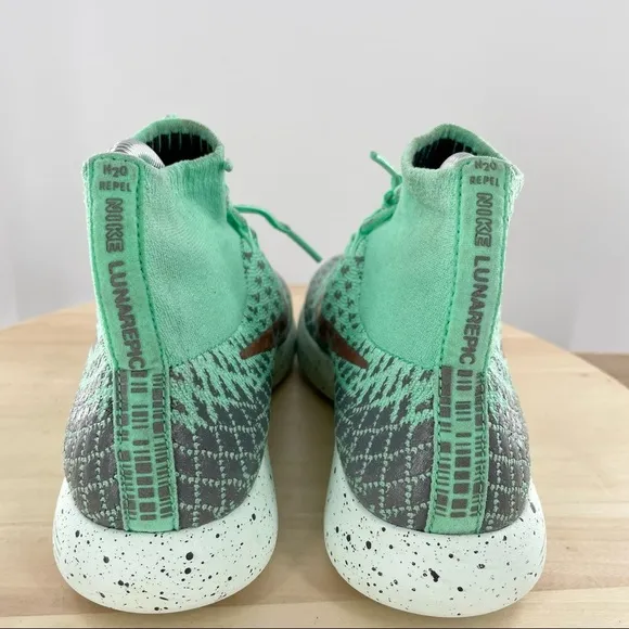 Womens Nike Lunarepic Flyknit Shield Green Glow. Sneakers SZ 6.5