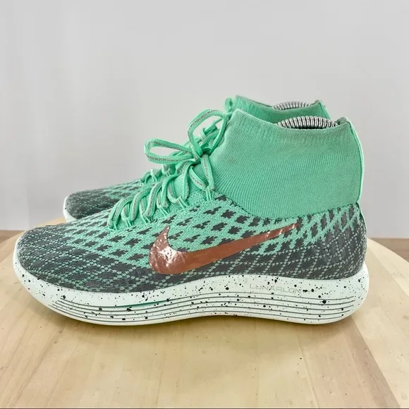 Womens Nike Lunarepic Flyknit Shield Green Glow. Sneakers SZ 6.5