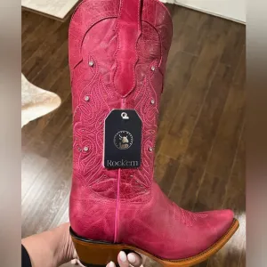 Women’s RockEm Snip Toe Cowgirl Boots