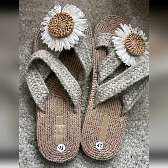 Women's Sandals In Khaki, Suitable For Outdoor, Beach, Vacation