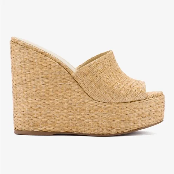 Women's Tan Wedge Sandals