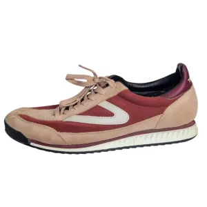 Womens Tretorn Rawlins 2.0 pink maroon suede sneakers size 10
