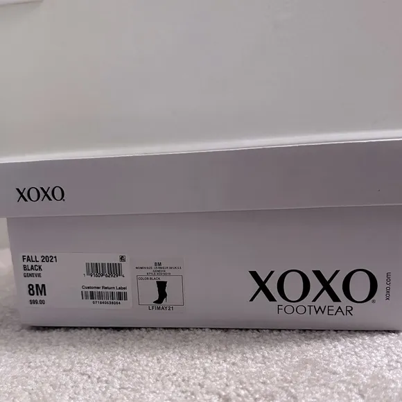 XOXO Genevie boots 8M