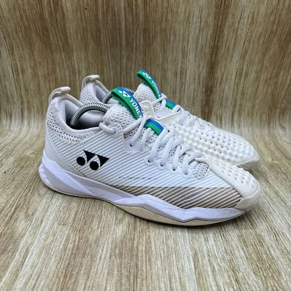Yonex Fusion Rev 4 Women's Size‎ 7.5 White Tennis Sneakers Shoes Athletic