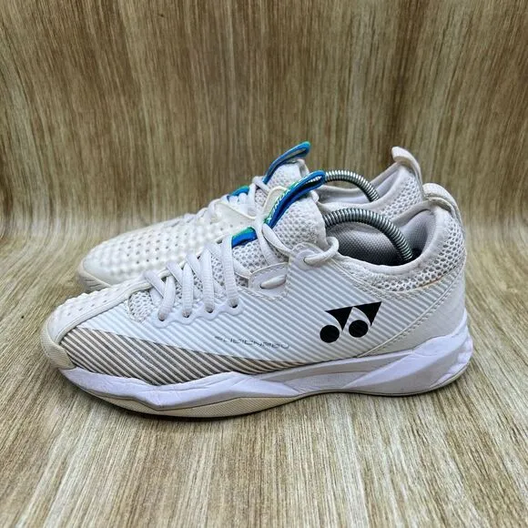 Yonex Fusion Rev 4 Women's Size‎ 7.5 White Tennis Sneakers Shoes Athletic