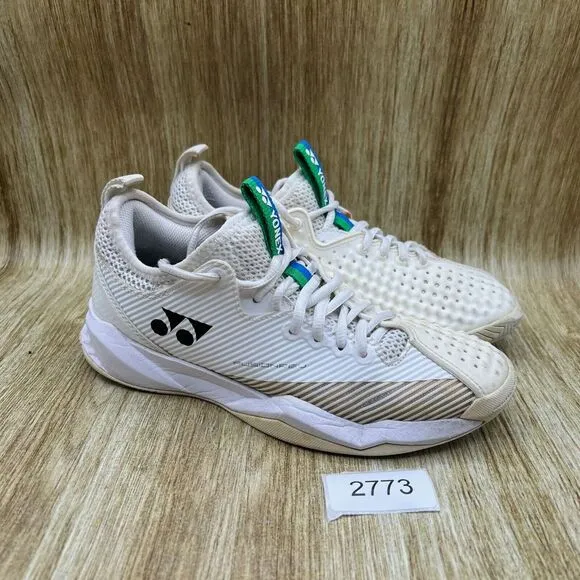 Yonex Fusion Rev 4 Women's Size‎ 7.5 White Tennis Sneakers Shoes Athletic