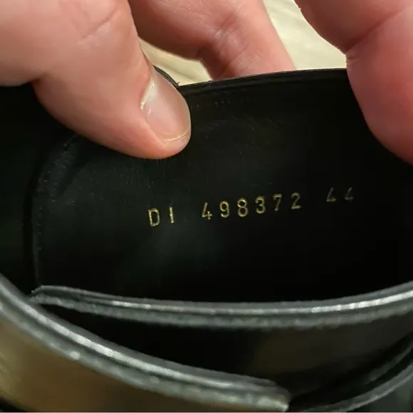 YSL Wyatt black leather boots