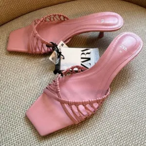 ZARA Leather Sandals NWT