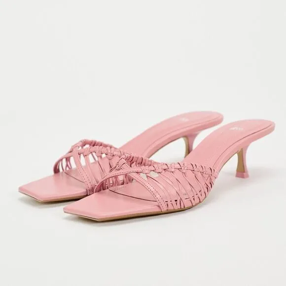 ZARA Leather Sandals NWT