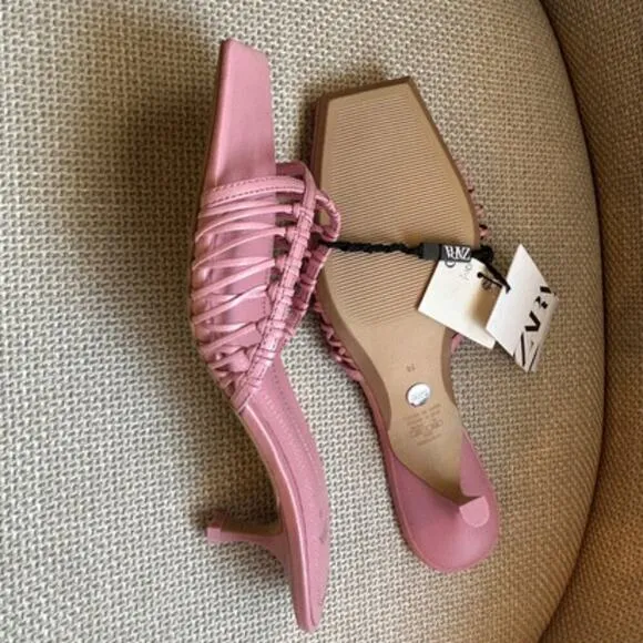 ZARA Leather Sandals NWT