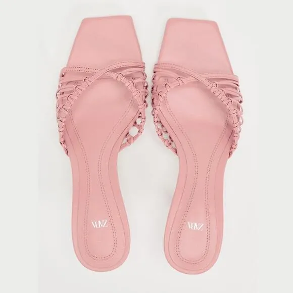 ZARA Leather Sandals NWT