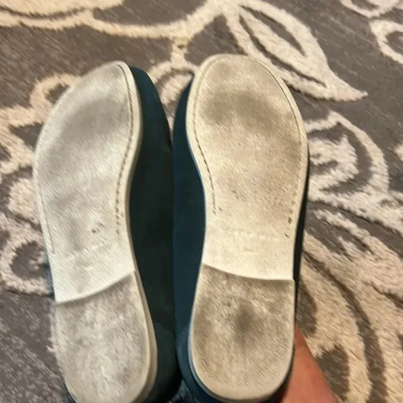 Zara man loafers. Excellent condition suede. Leather.  Size 44