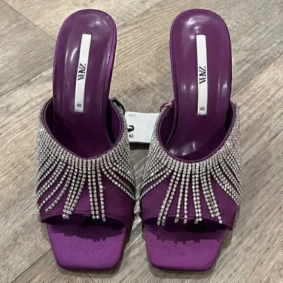 ZARA Square Toe Heels