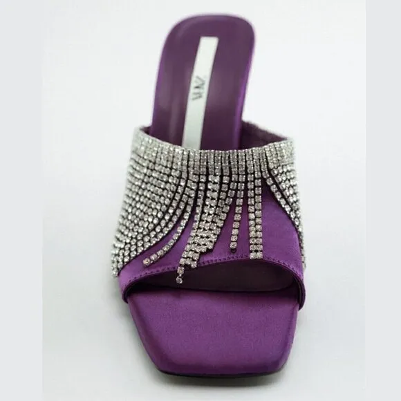 ZARA Square Toe Heels