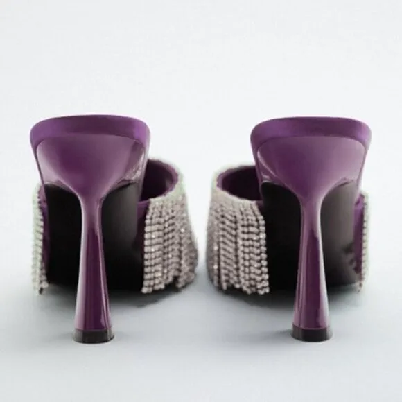 ZARA Square Toe Heels