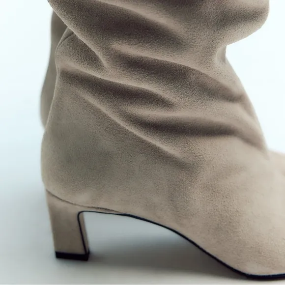 ZARA Suede Boots - Price Firm