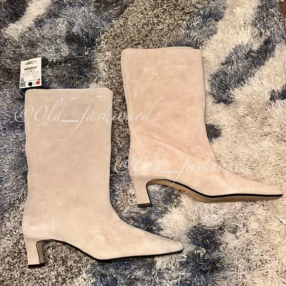 ZARA Suede Boots - Price Firm