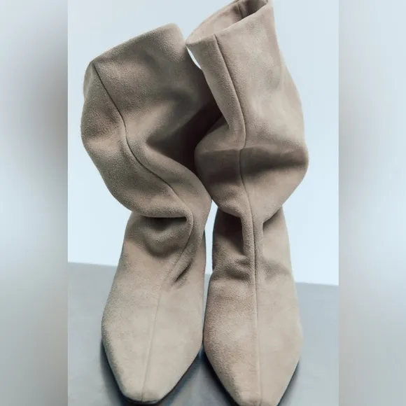 ZARA Suede Boots - Price Firm