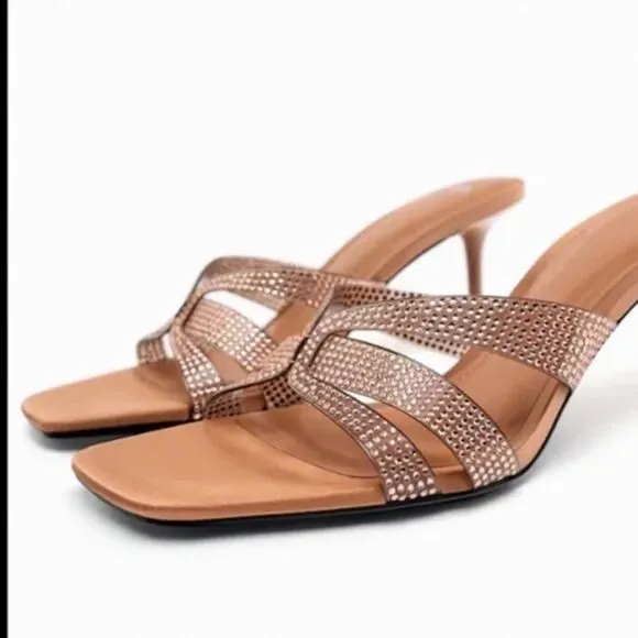 Zara Sparkly Sandals