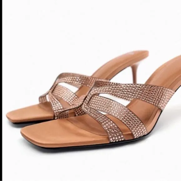 Zara Sparkly Sandals